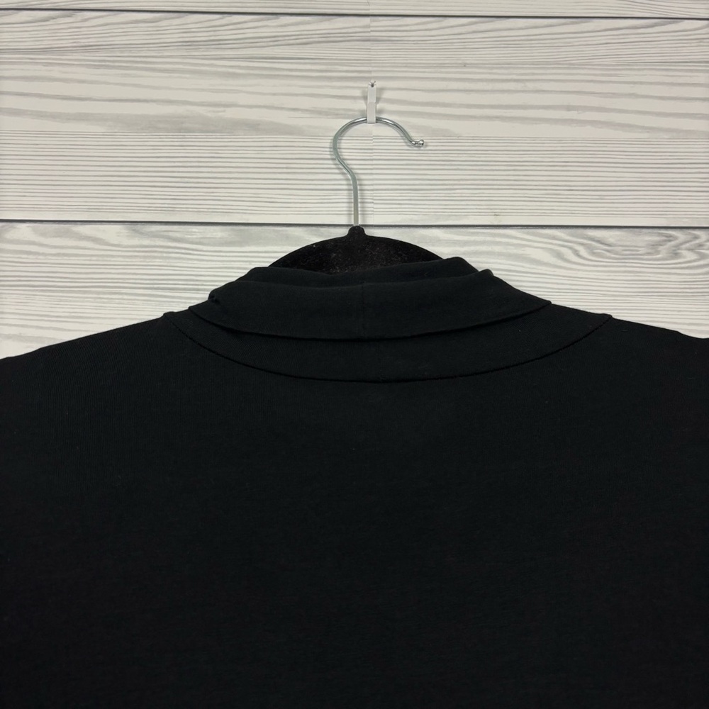 Soft Surroundings Black Jackie Knit Midi Dress Size Large Modal Blend - Picture 7 of 8